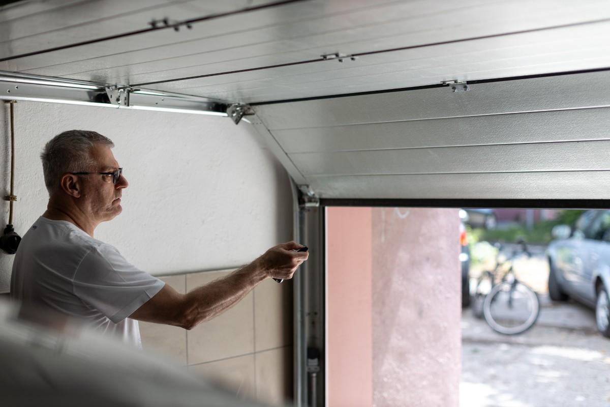 Garage door remote